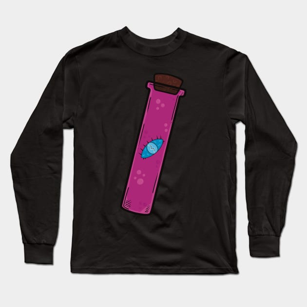 Magical Elixir Vial Long Sleeve T-Shirt by Fuineryn